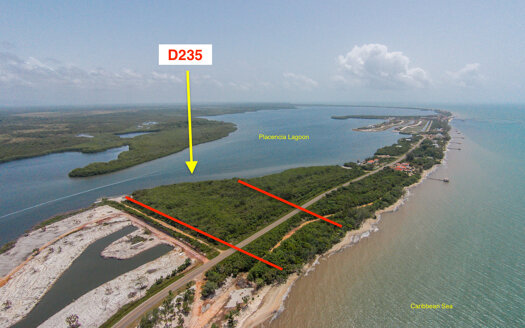 D235 - Placencia Development Property – 10.7 Acres With Beach and Lagoon Building Sites Maya Beach