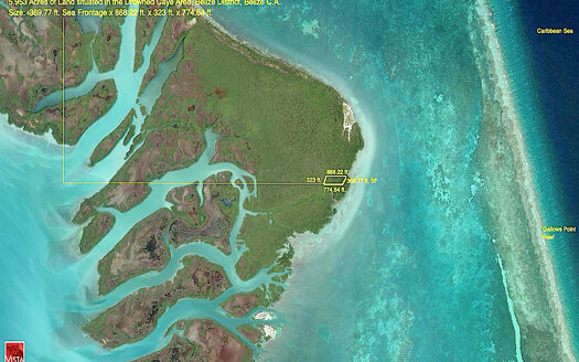 5.953 Acres on Drowned Caye Island